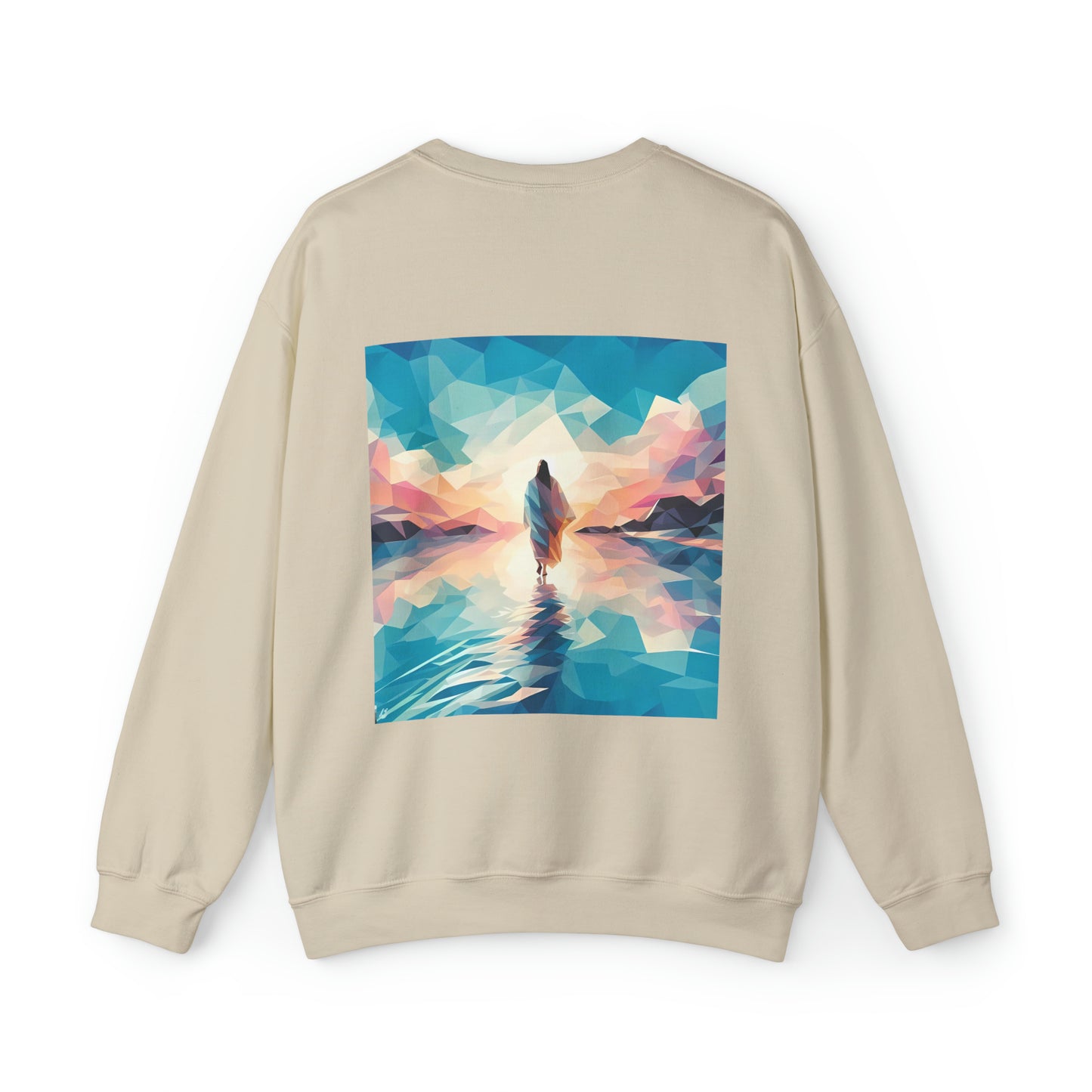 Jesus walks on water sweatshirt