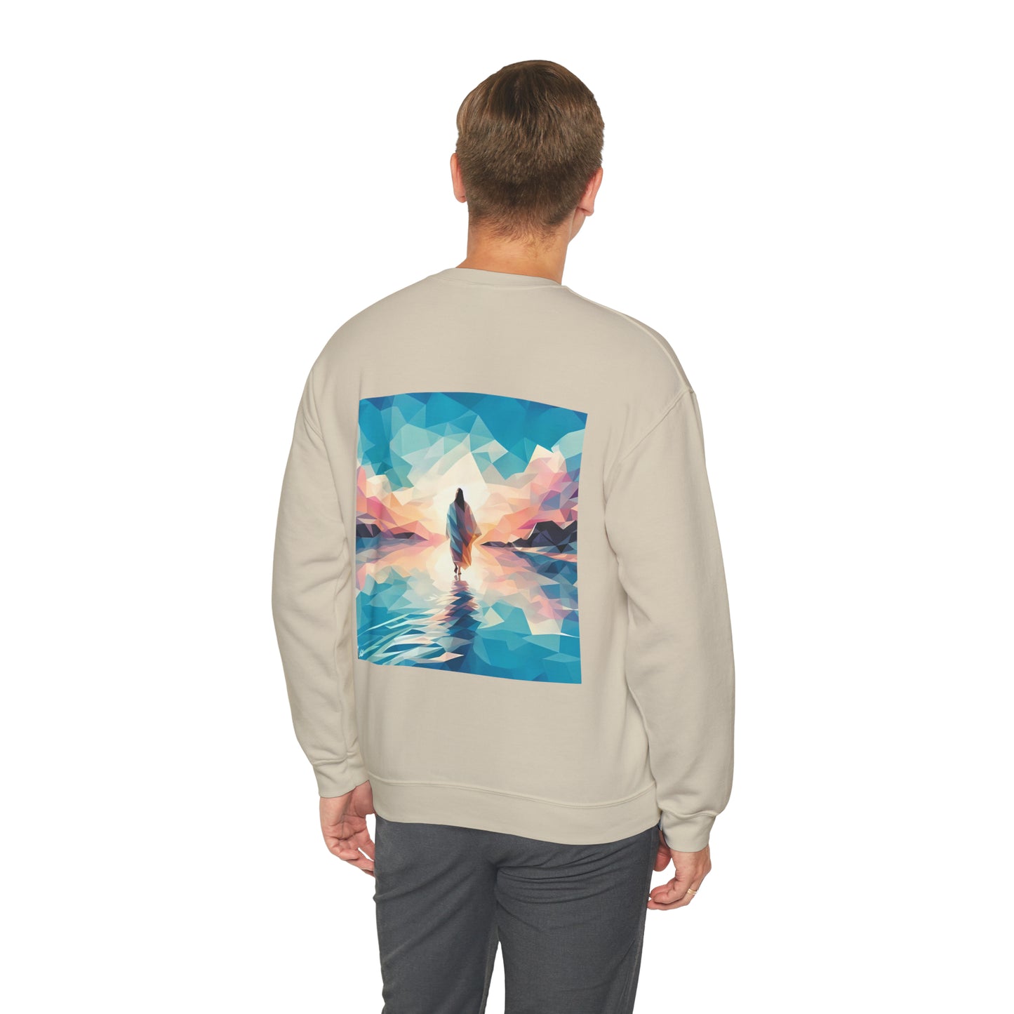 Jesus walks on water sweatshirt