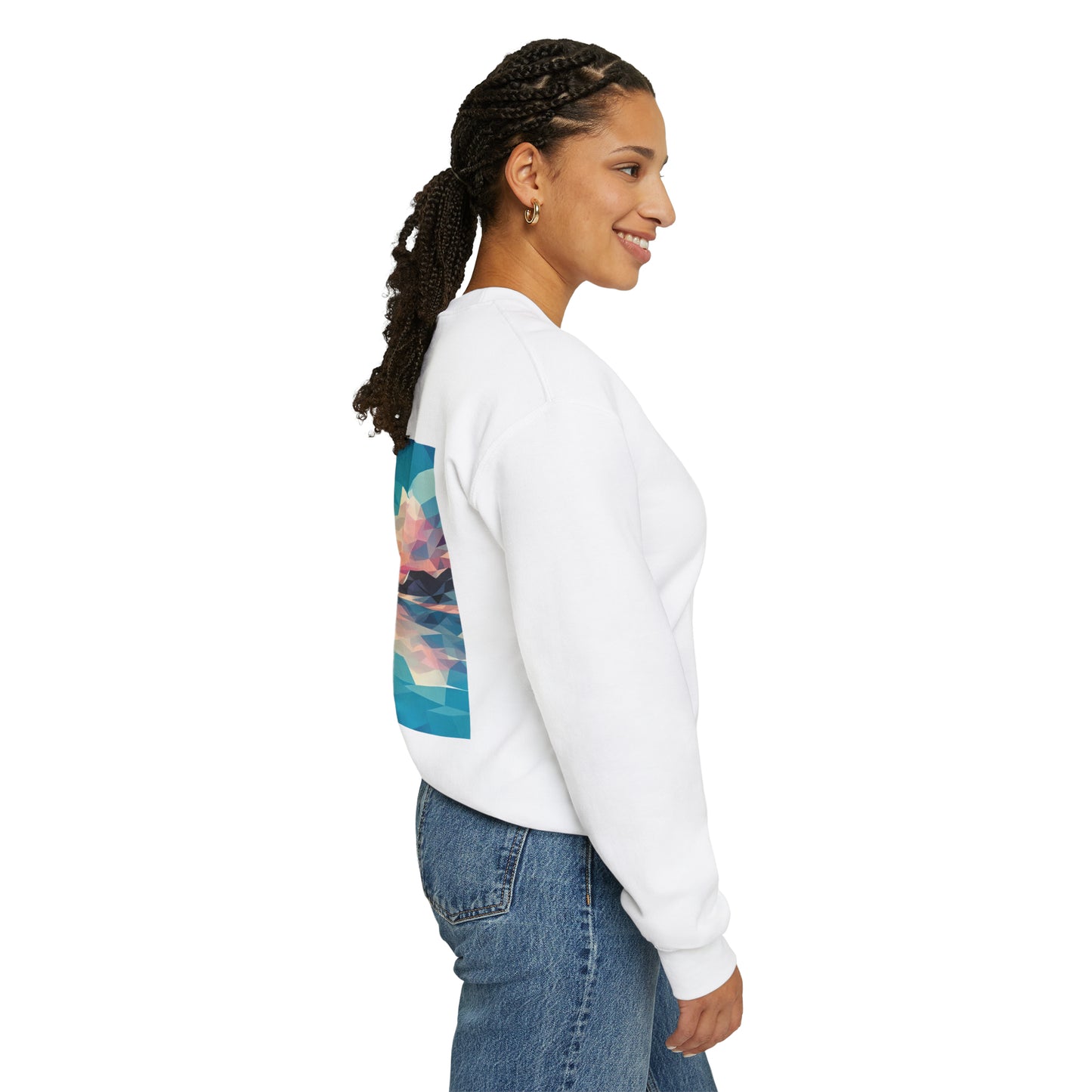 Jesus walks on water sweatshirt