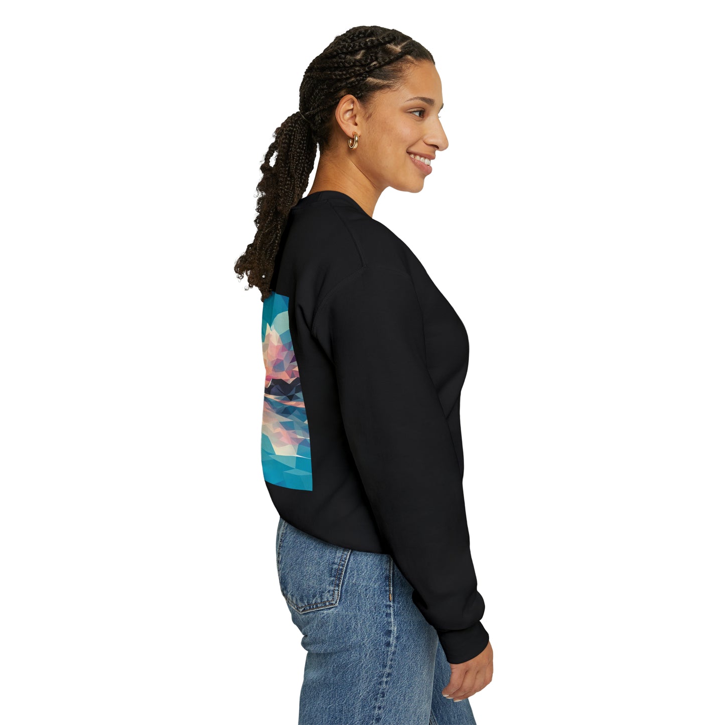 Jesus walks on water sweatshirt