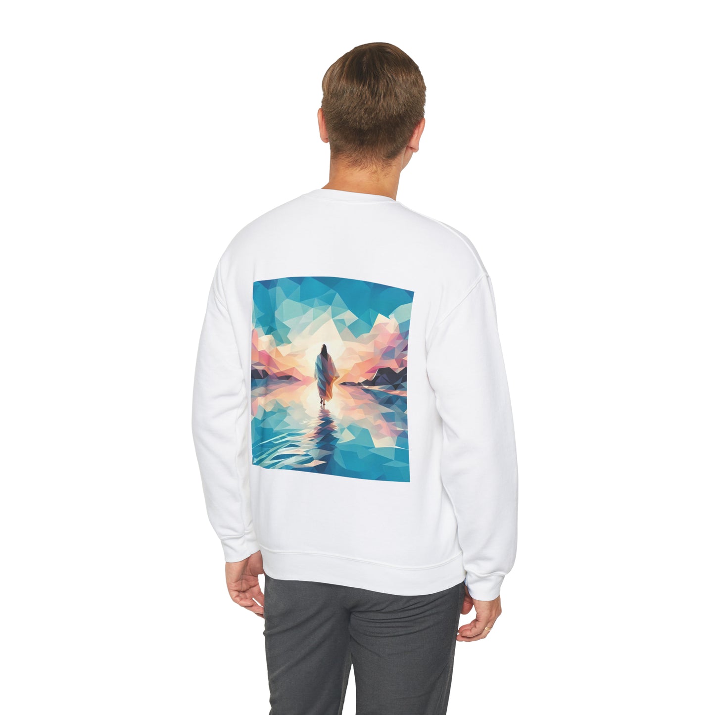 Jesus walks on water sweatshirt