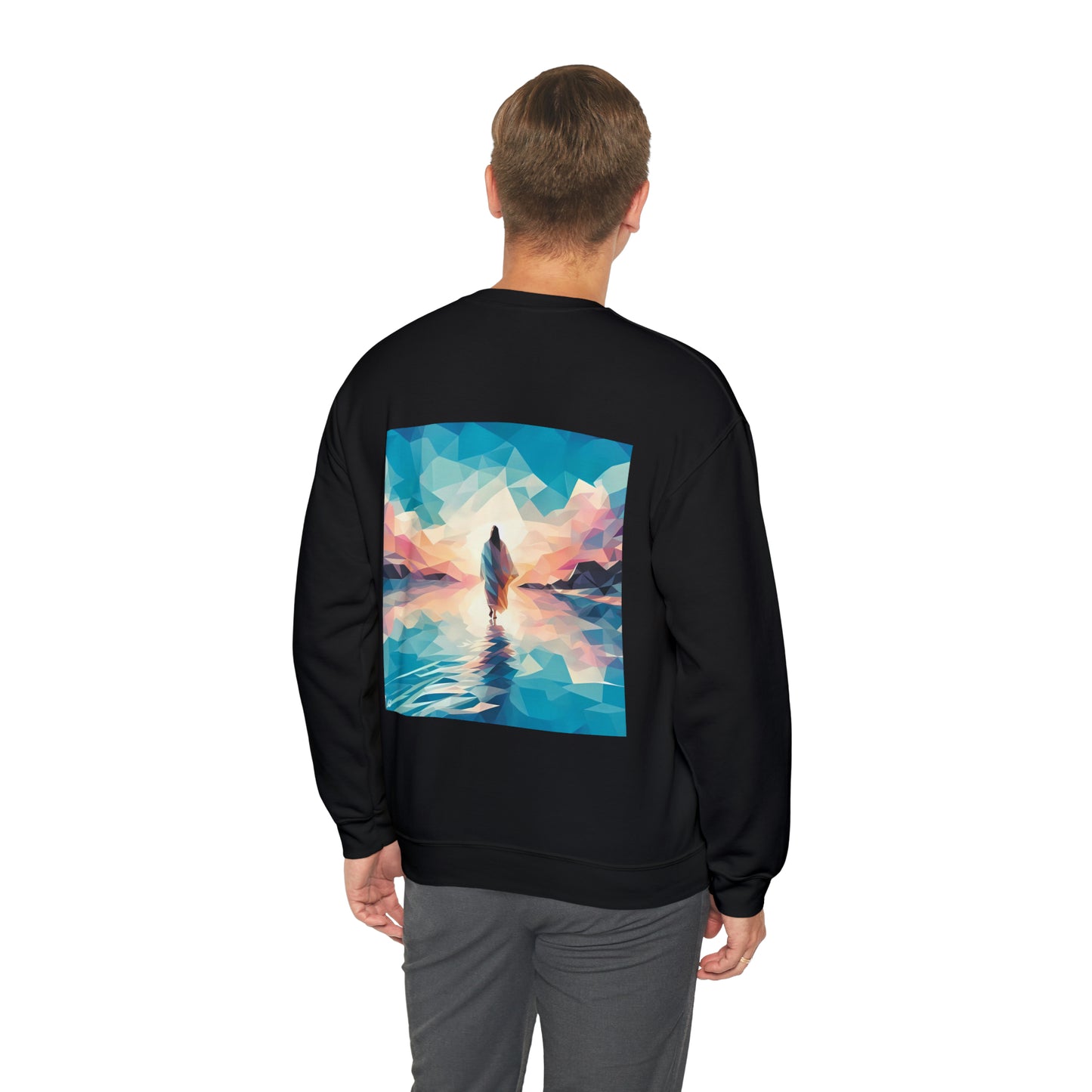 Jesus walks on water sweatshirt