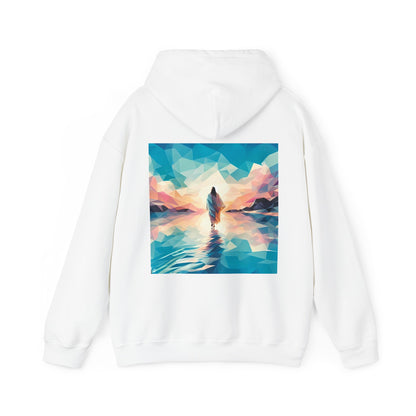 Jesus walks on water hoodie