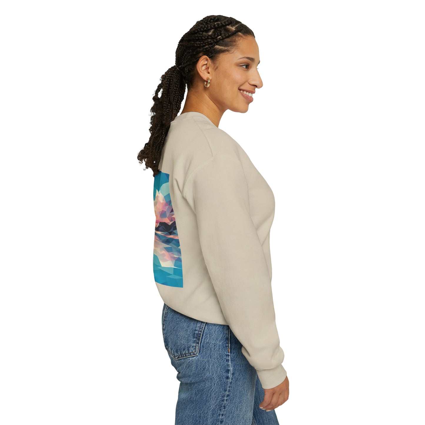 Jesus walks on water sweatshirt