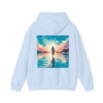 Jesus walks on water hoodie