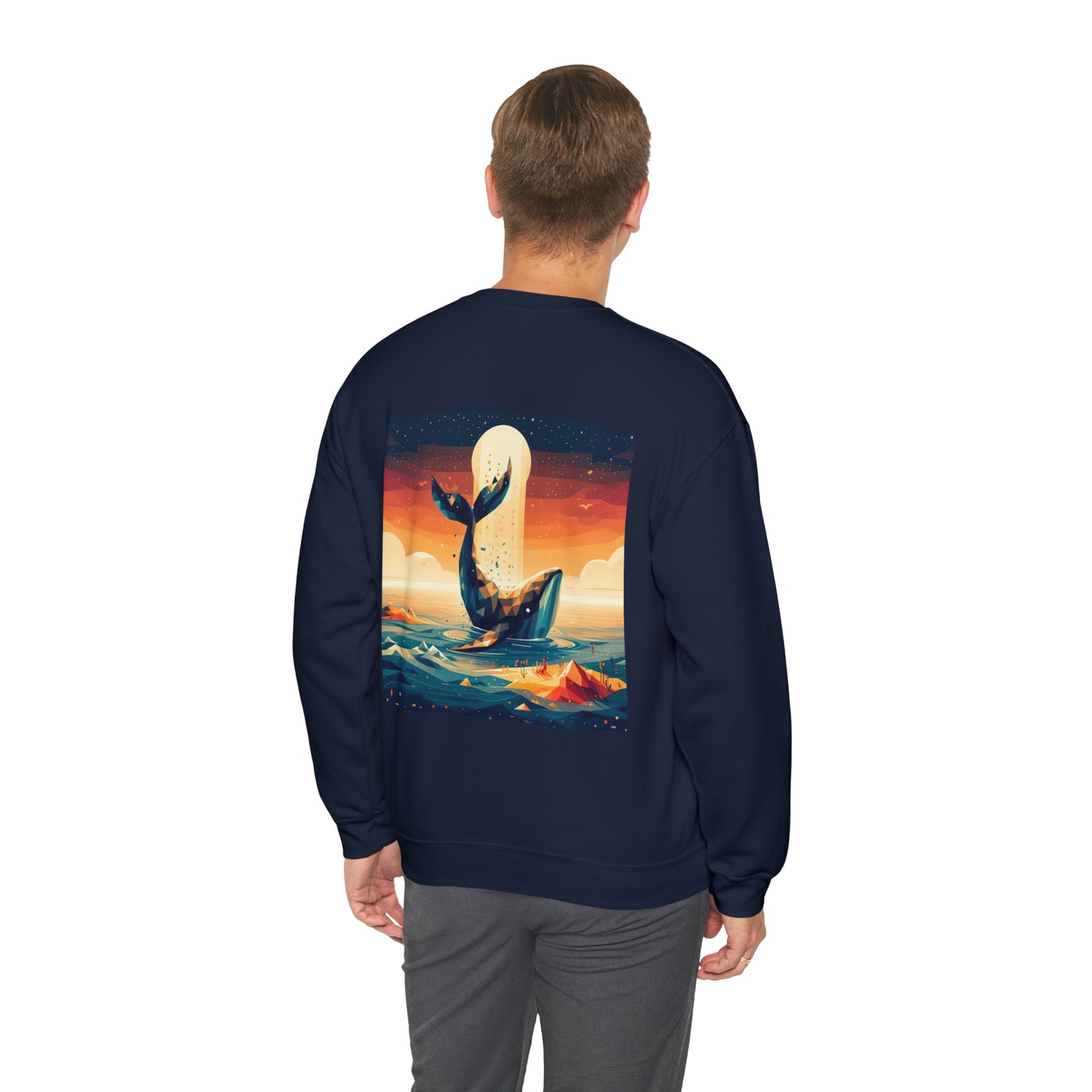 Jona in the Fish sweatshirt