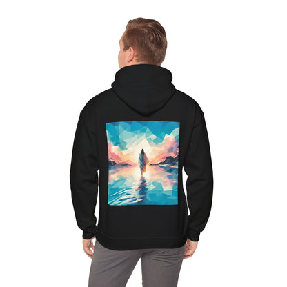 Jesus walks on water hoodie