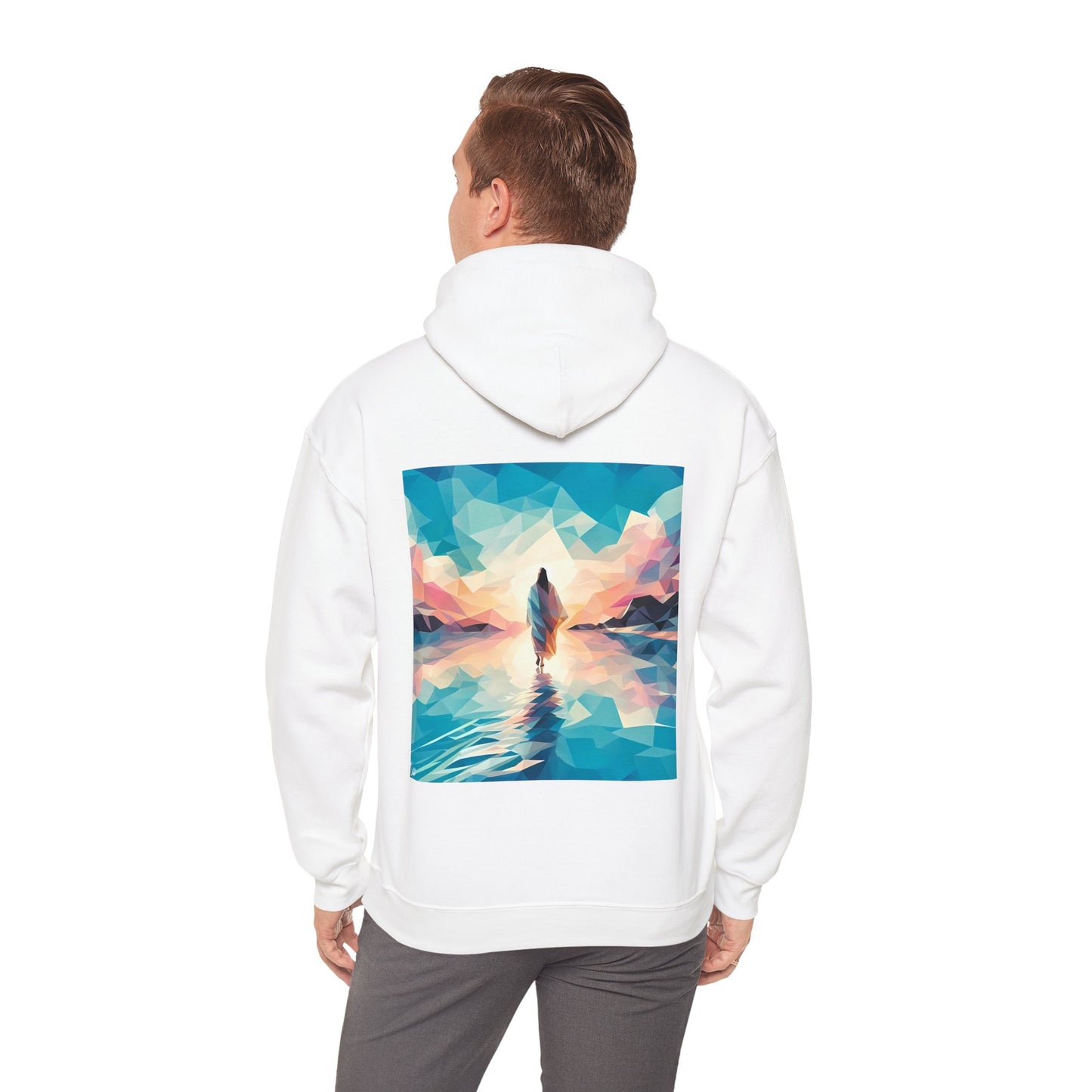 Jesus walks on water hoodie