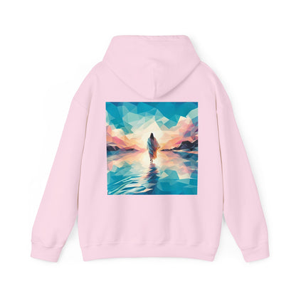 Jesus walks on water hoodie