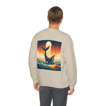 Jona in the Fish sweatshirt