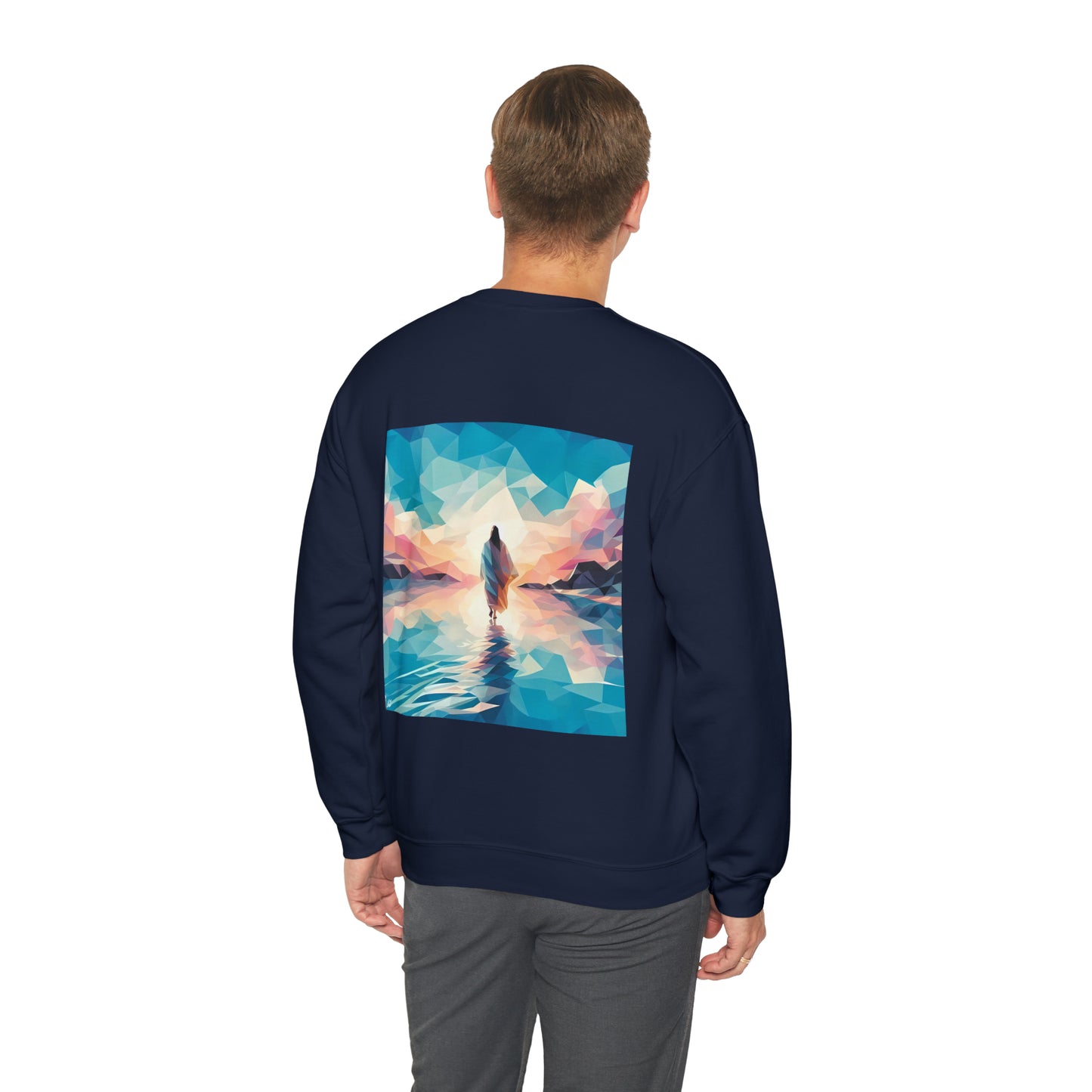 Jesus walks on water sweatshirt