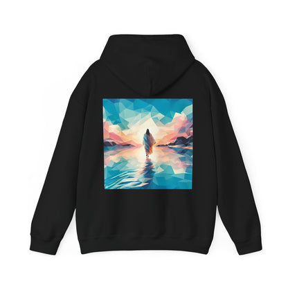 Jesus walks on water hoodie